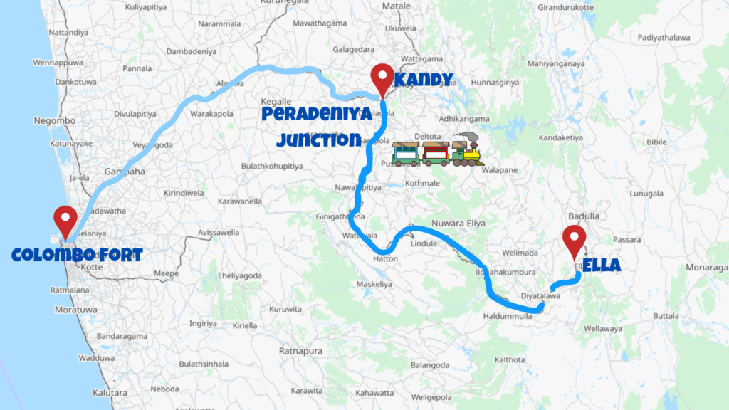 Kandy to Ella Train Ride