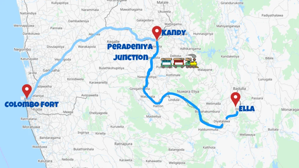 Kandy to Ella Train Ride